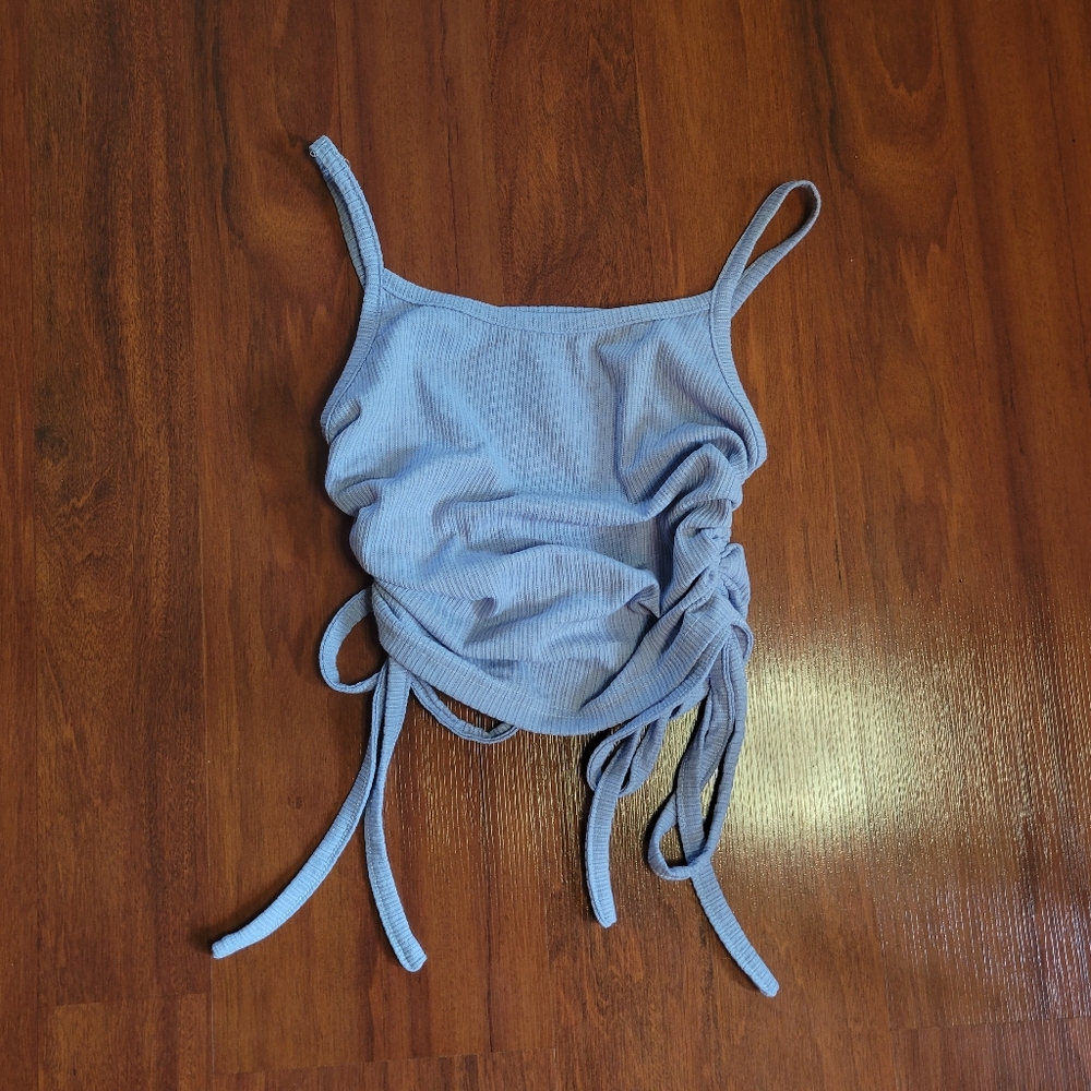 Romwe side tie/cinch tank